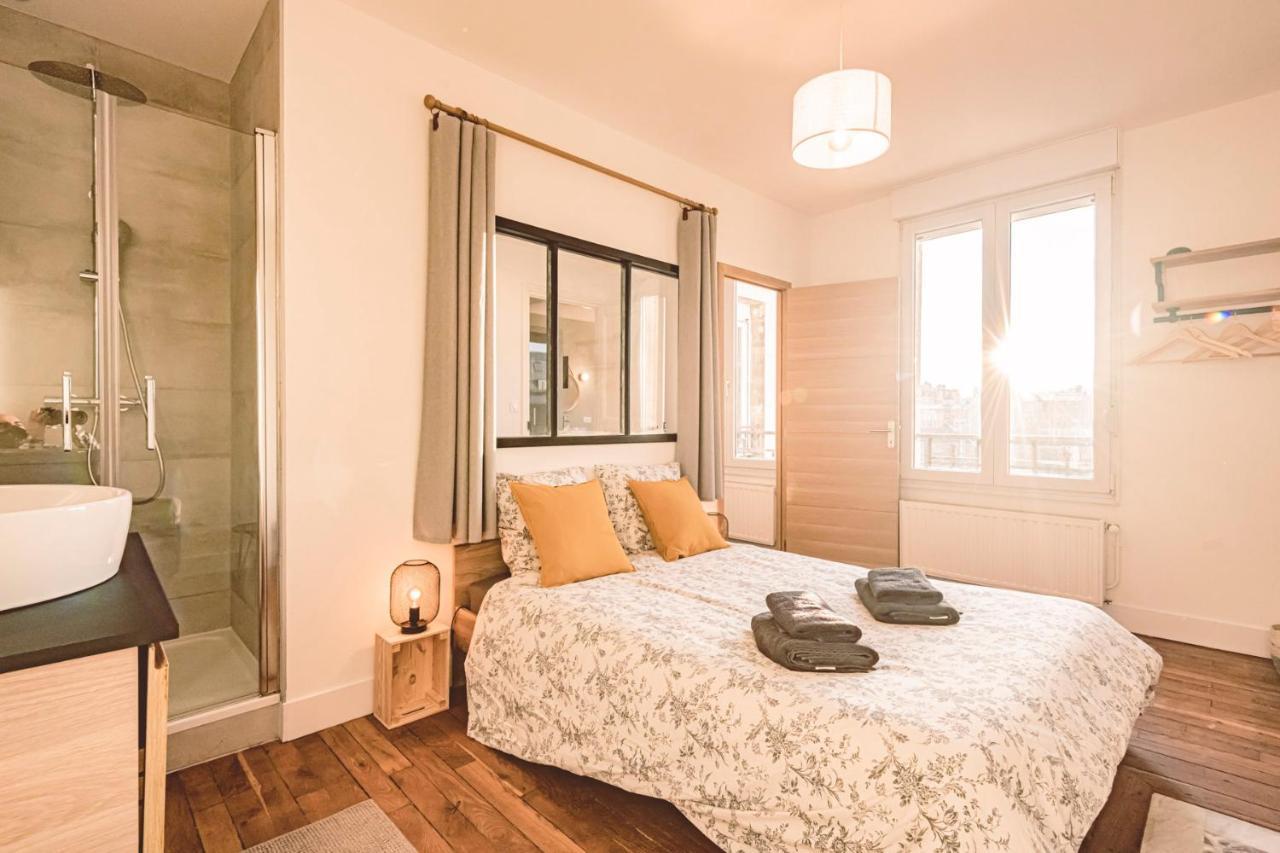 Charme De L'Ancien Pour Cet Appartement Entierement Renove Dans L'Hypercentre De Reims Eksteriør billede