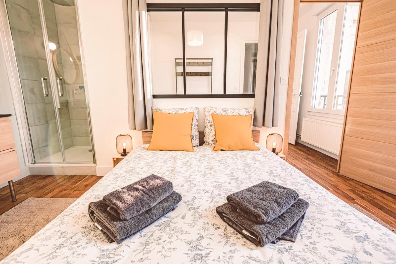 Charme De L'Ancien Pour Cet Appartement Entierement Renove Dans L'Hypercentre De Reims Eksteriør billede